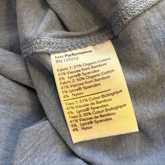 Tasc Men's Carrollton Lightweight Quarter Zip Anti-Odor Athletic Top Blue Sz XXL - Picture 10 of 10